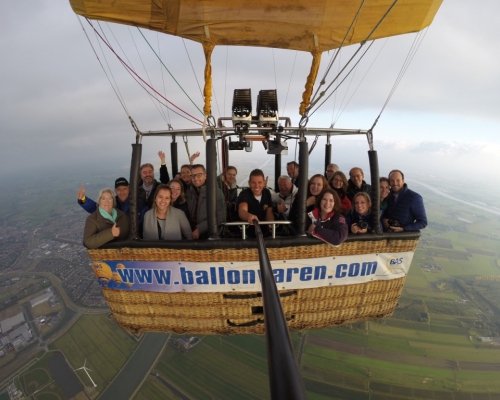 Groeps ballonvaart vanaf Houten